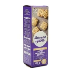 yum shortbread.png YUM BUTTER SHORTBREAD BISCUIT 125G - Image 1